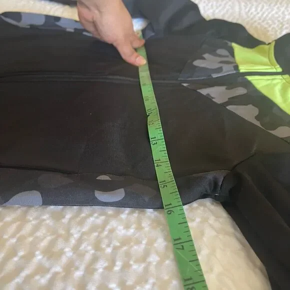 Athletic Works Youth Boys Black Full Zip Track Jacket Pullover Size M (8) - Picture 7 of 8